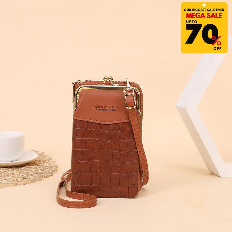 Women Multi-Purpose Crossbody Crocodile Bag-DIVERSITY