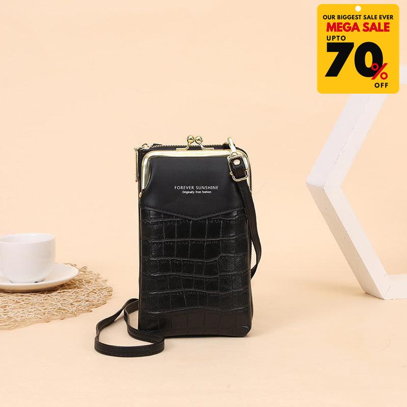 Women Multi-Purpose Crossbody Crocodile Bag-DIVERSITY
