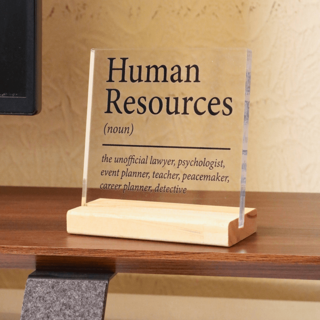 Funny Acrylic Office Desk Plaque