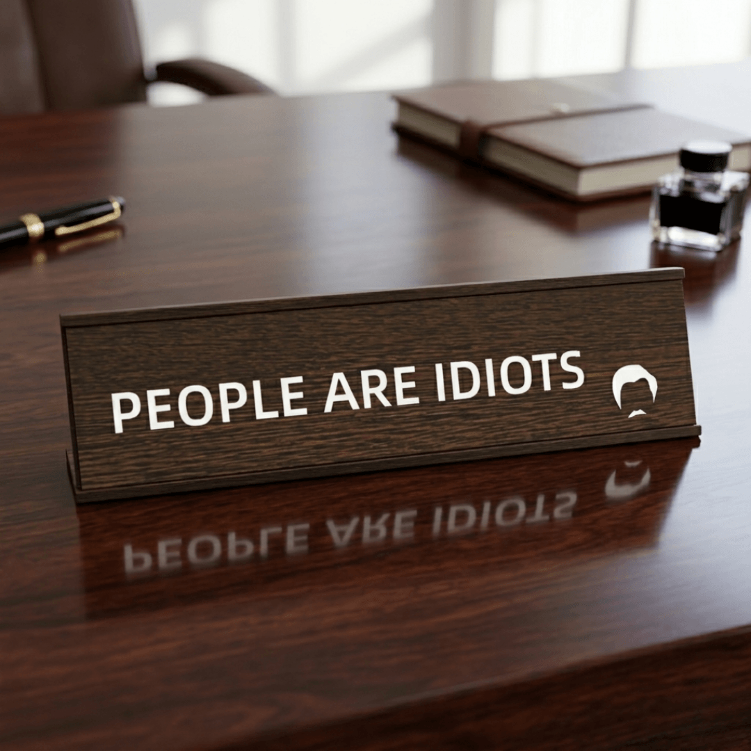 Funny Desk Name Plate