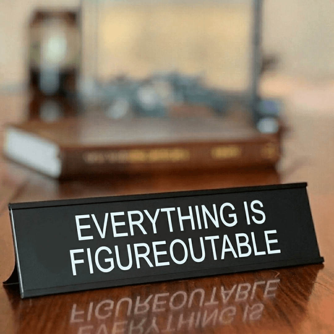 Funny Desk Name Plate