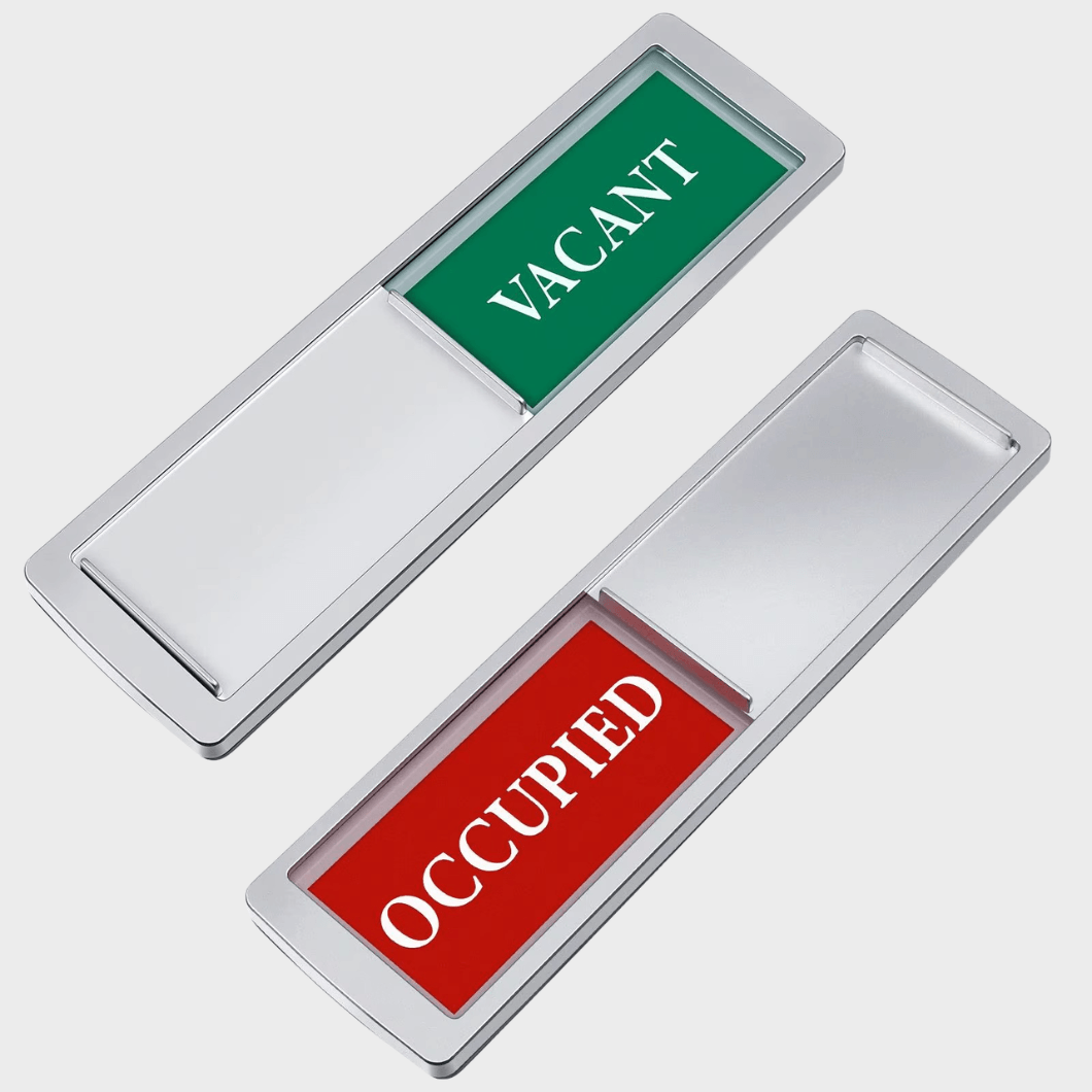 Sliding Door Sign