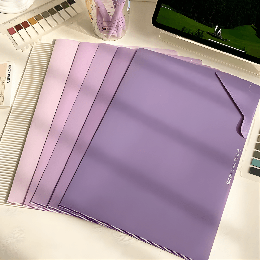 A4 Gradient File Folder Set