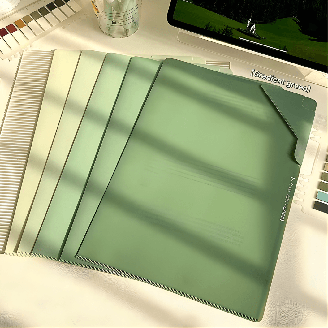 A4 Gradient File Folder Set