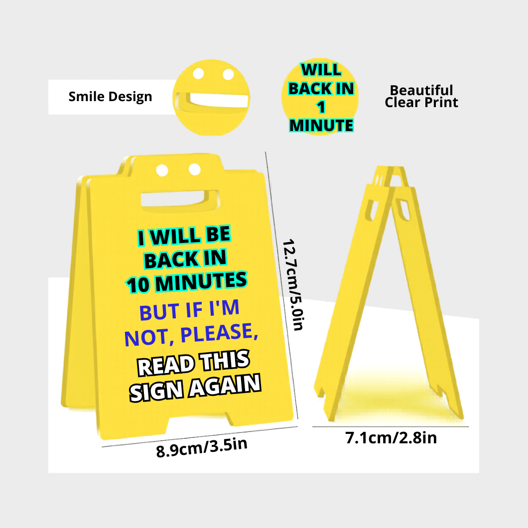 Funny Caution Desk Signs