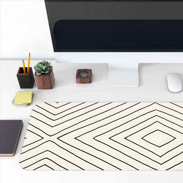 Printed Desk Mat - Diamond Pattern-DIVERSITY
