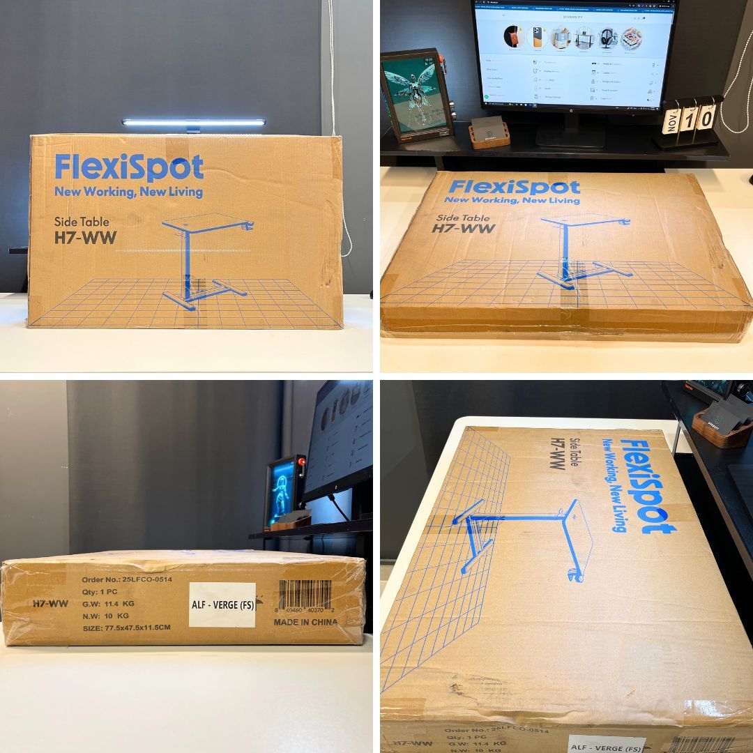 FlexiSpot - H7 Height Adjustable Table - White