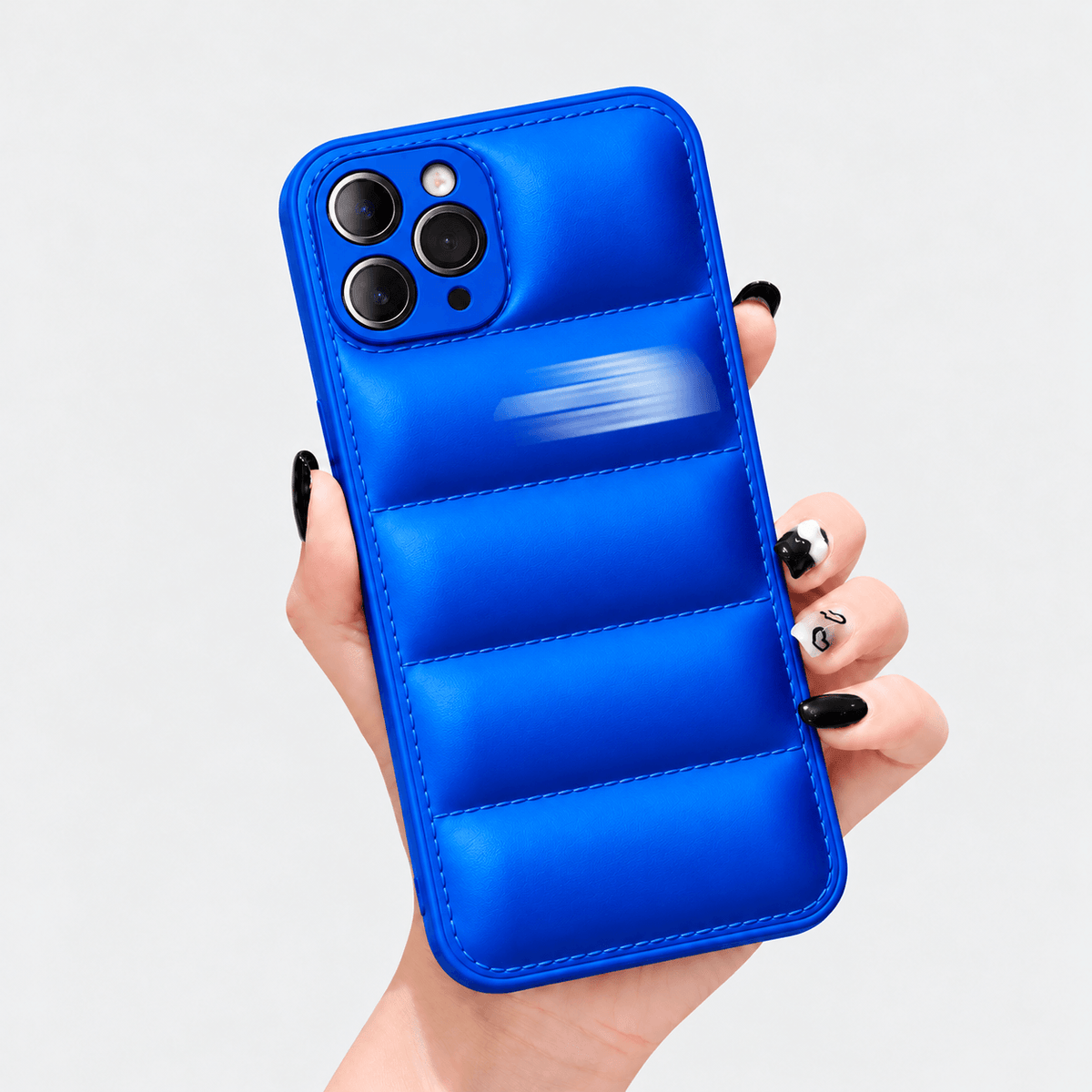 Puffer iPhone Cover - Blue