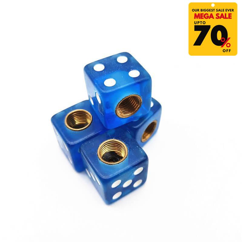 Dice Shape Tyre Valve Caps-DIVERSITY
