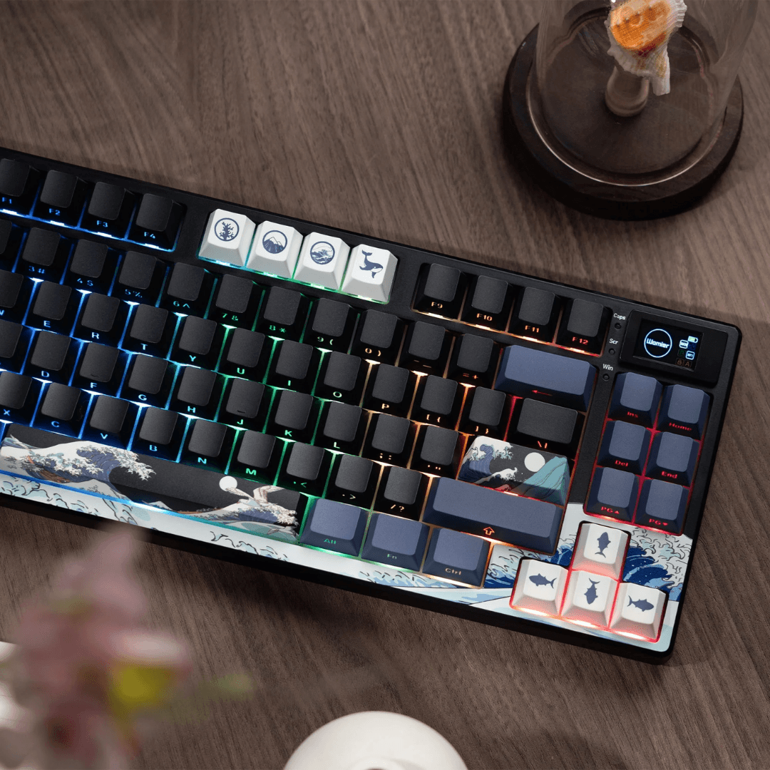 WOMIER SK80 Pro 75% Wireless Mechanical Keyboard with Multimedia Display