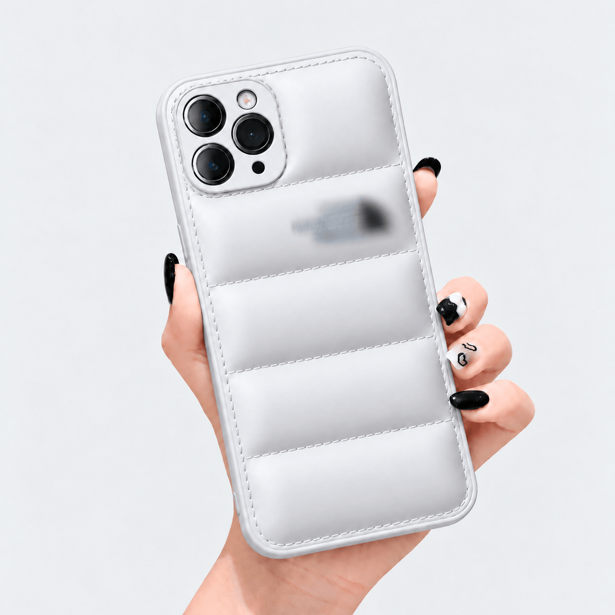 Puffer iPhone Cover - White