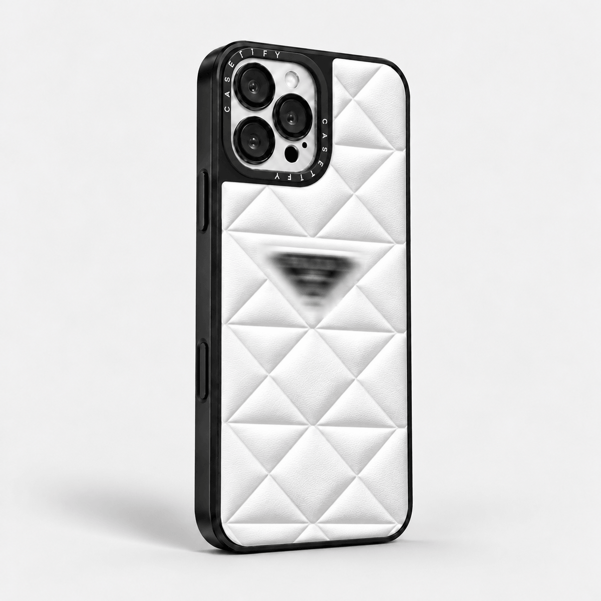 PD Puffer iPhone Case - White