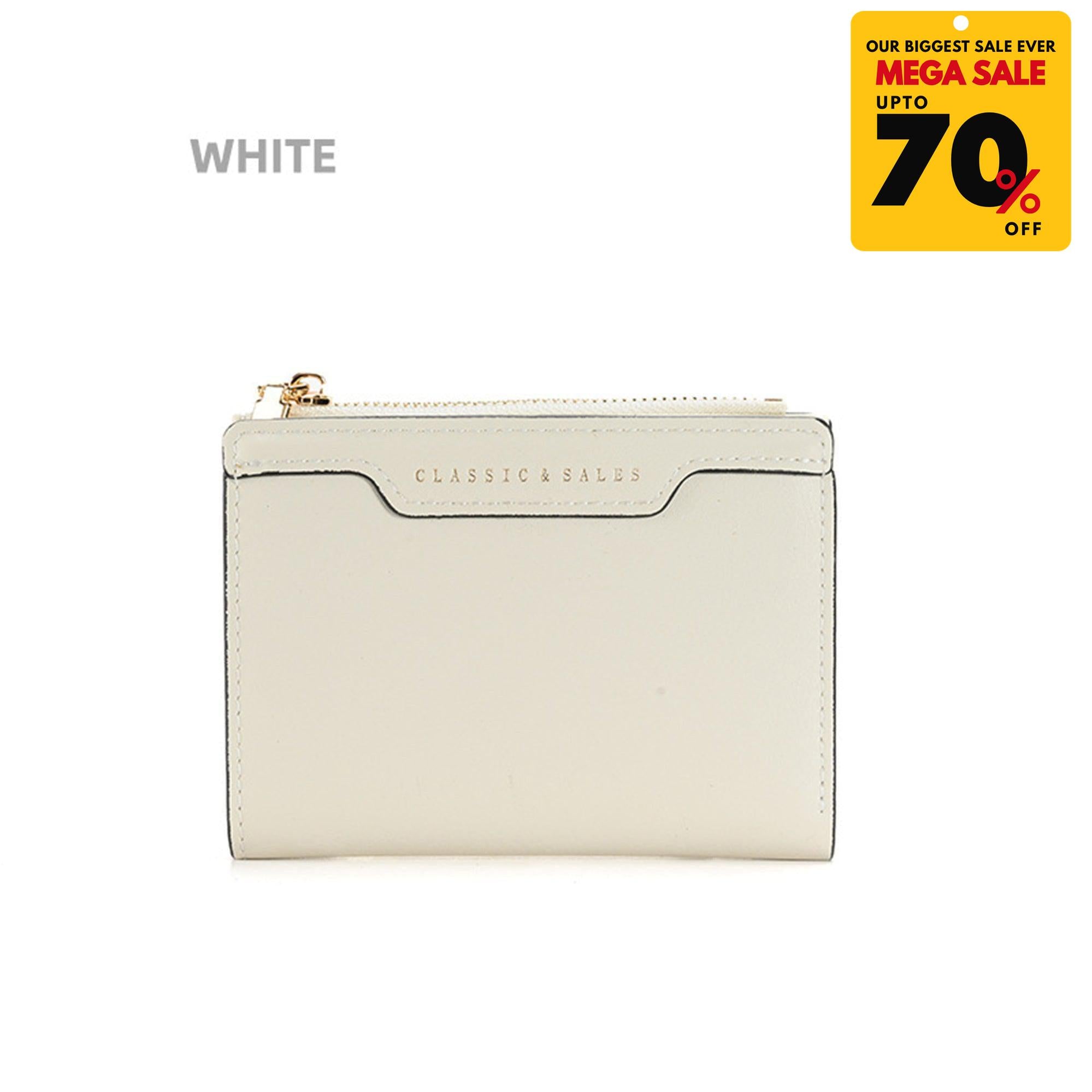 Women's Leather Compact Wallet-DIVERSITY