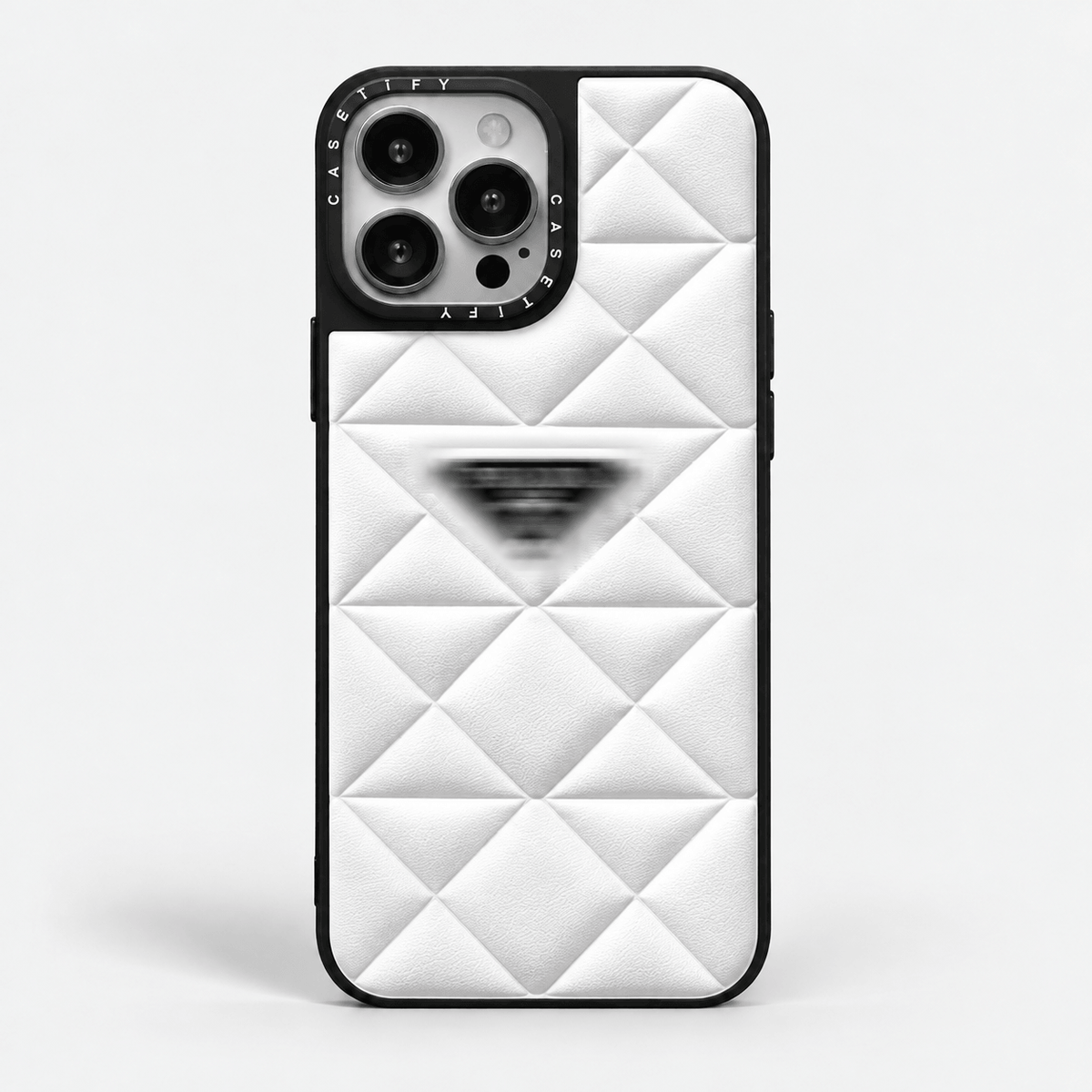 PD Puffer iPhone Case - White