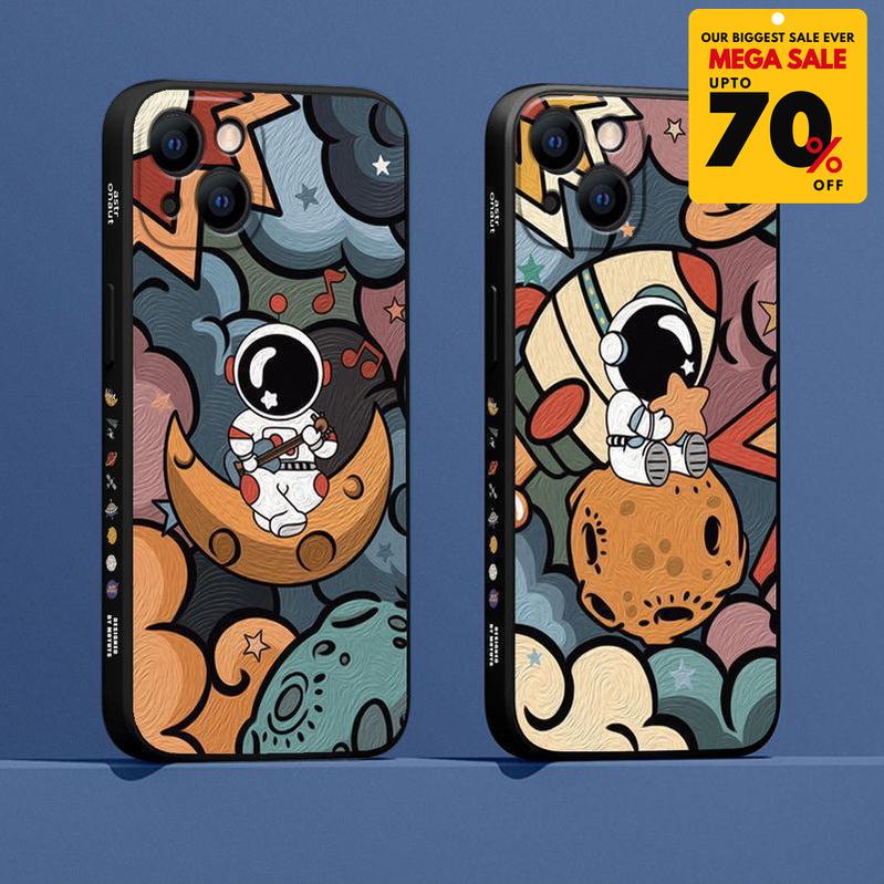 Astronaut Silicone iPhone Case-DIVERSITY