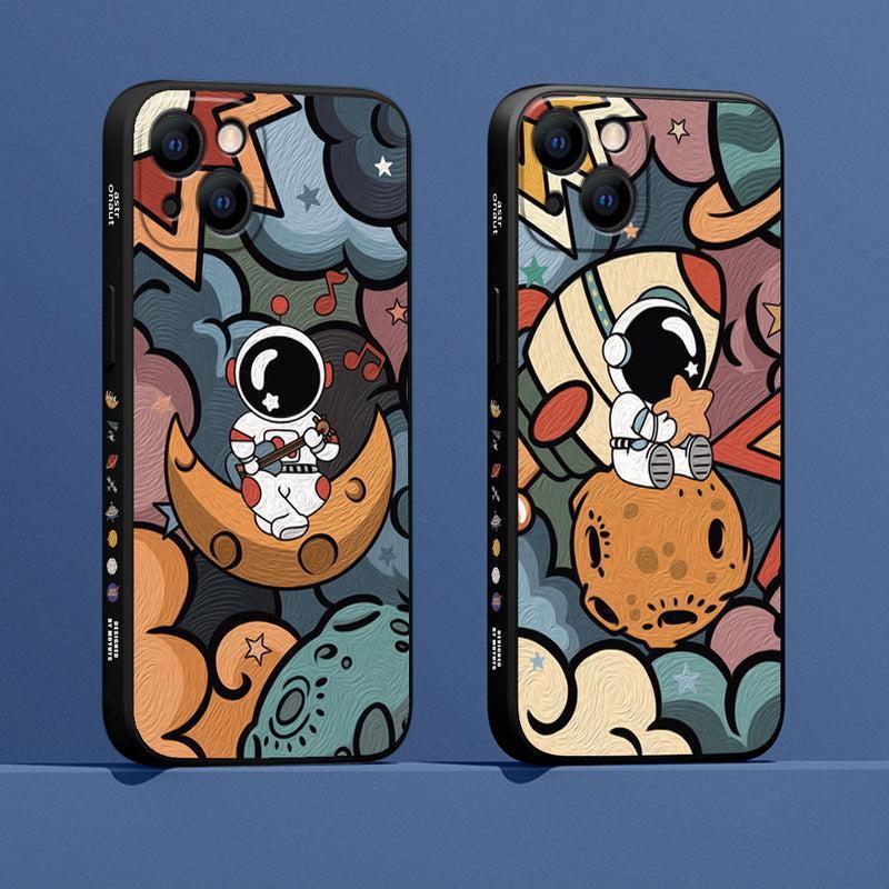 Astronaut Silicone iPhone Case-DIVERSITY