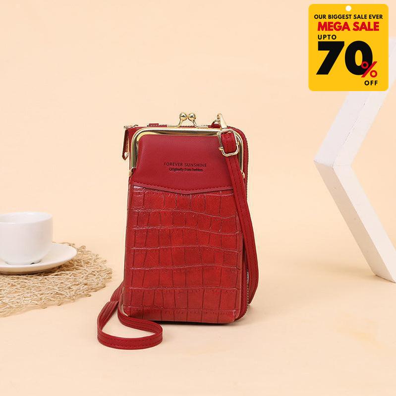 Women Multi-Purpose Crossbody Crocodile Bag-DIVERSITY
