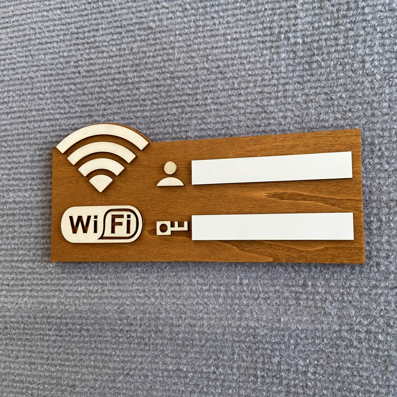 Wooden WiFi Password Wall Mounted Sign