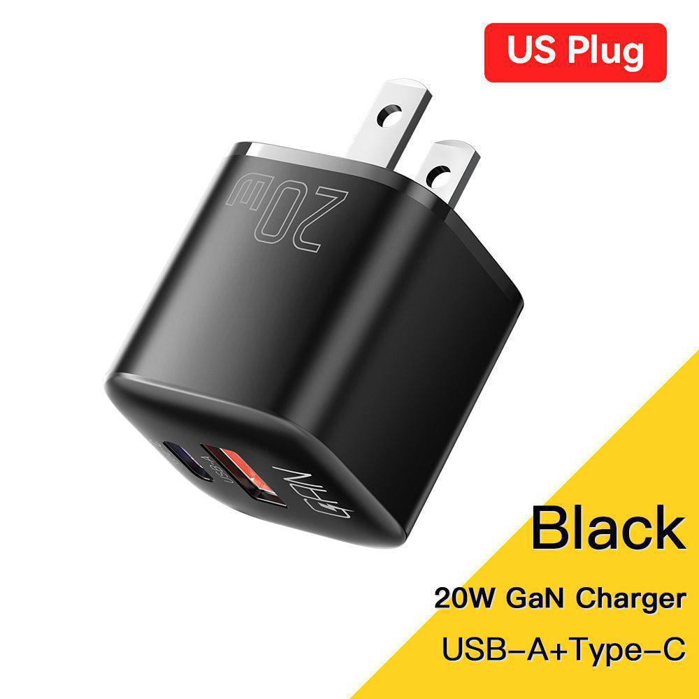 Essager 20W GaN USB-A & Type-C Fast Charger-DIVERSITY