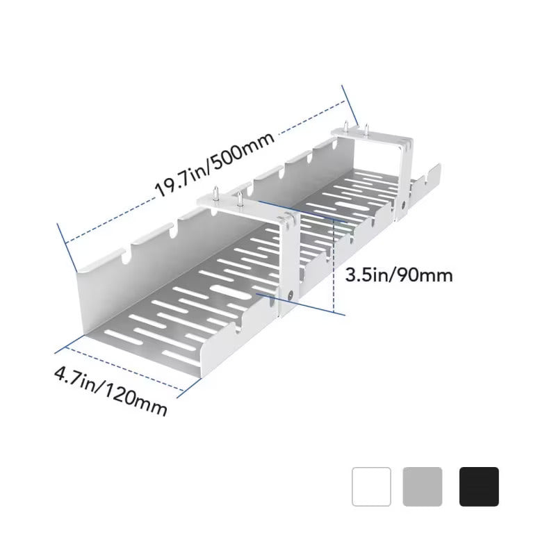 Flexispot Cable Management Tray - Black