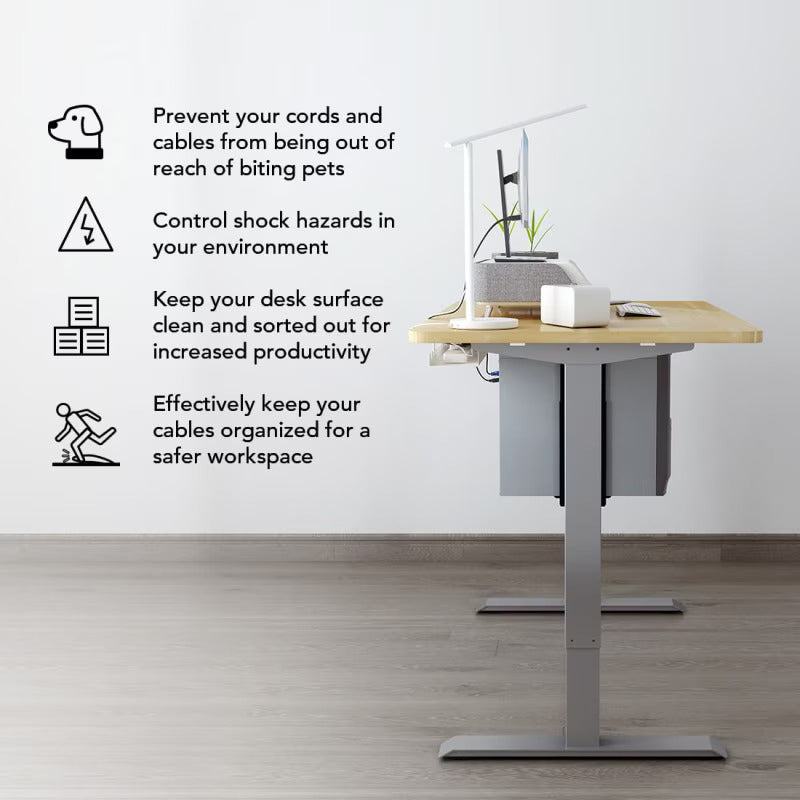 Flexispot Cable Management Tray - Black