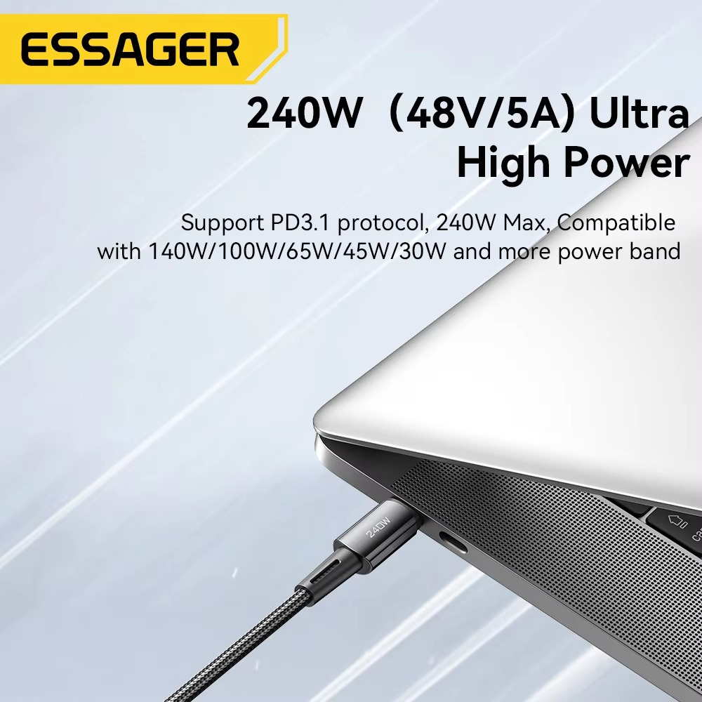 Essager 240W Charging Cable (Type C to C)
