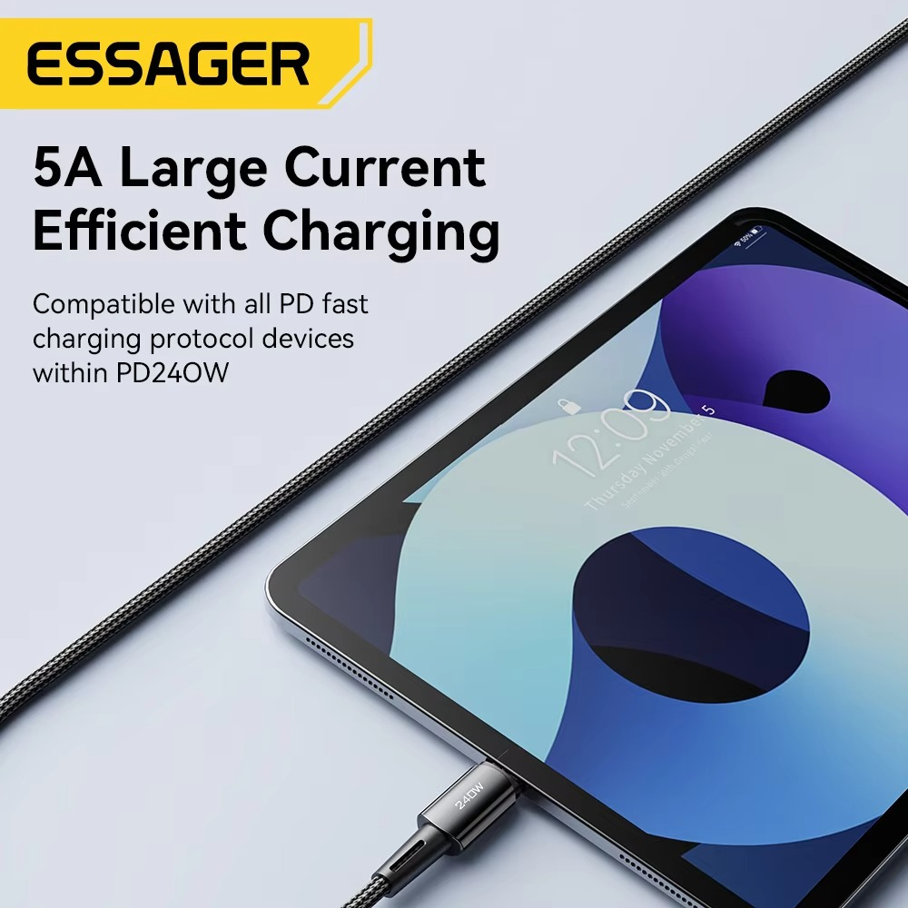 Essager 240W Charging Cable (Type C to C)