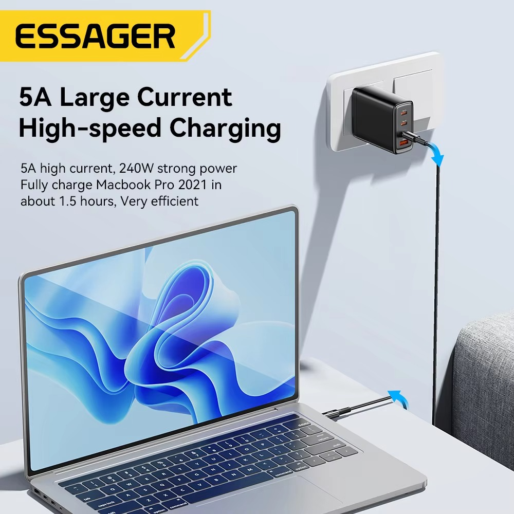 Essager 240W Charging Cable (Type C to C)