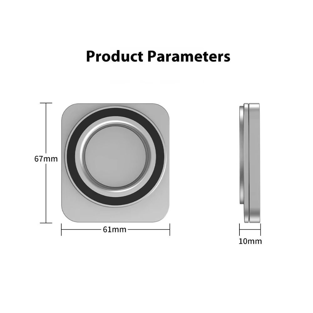 Dual Magnetic 360 Rotating Phone Holder Stand