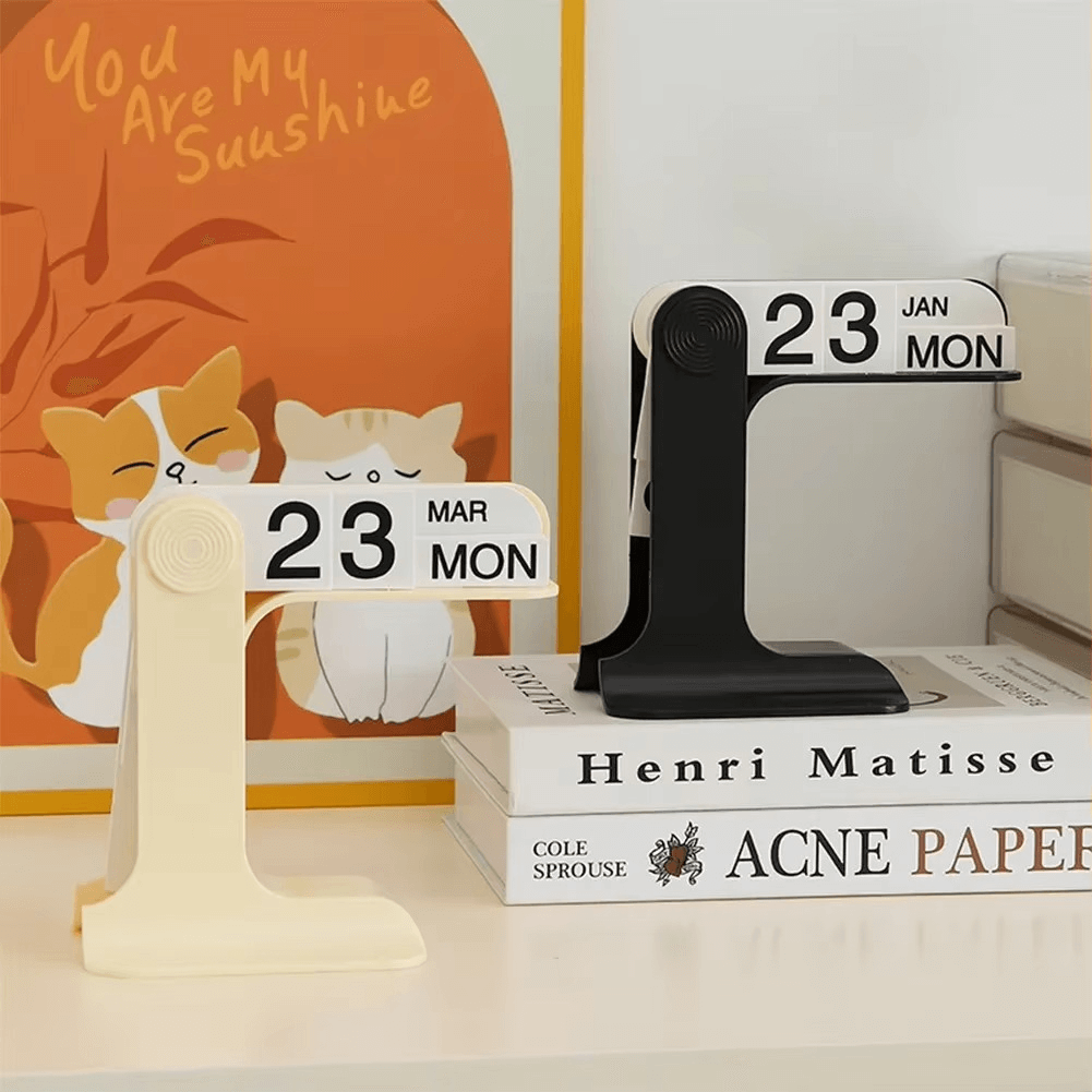 Modern Perpetual Flip Calendar