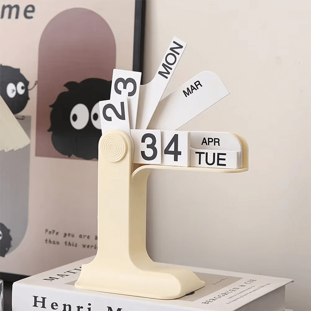 Modern Perpetual Flip Calendar