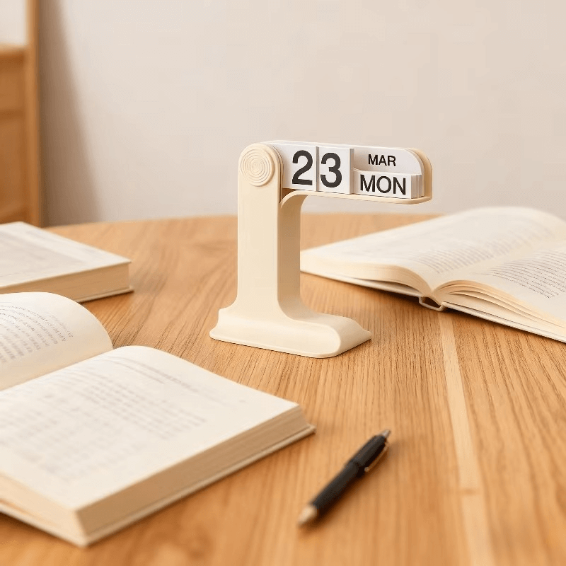 Modern Perpetual Flip Calendar