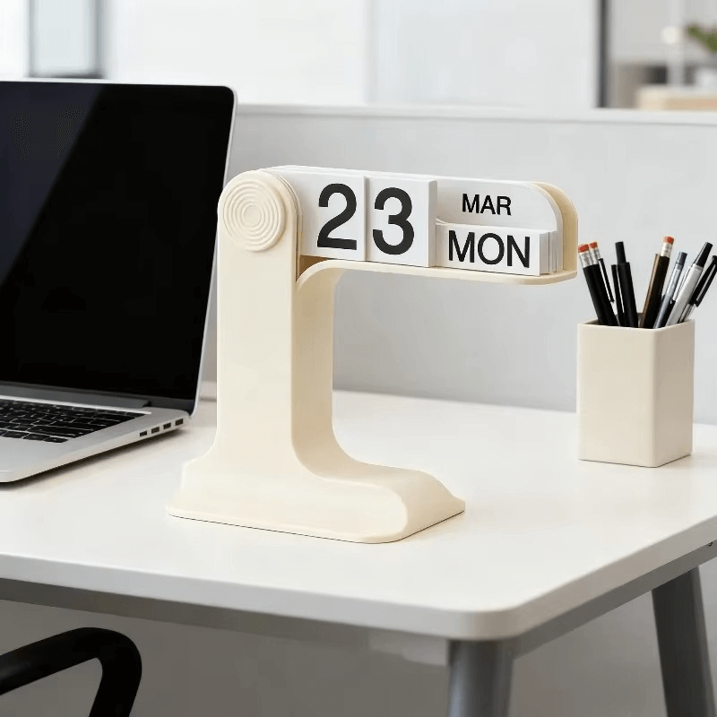 Modern Perpetual Flip Calendar