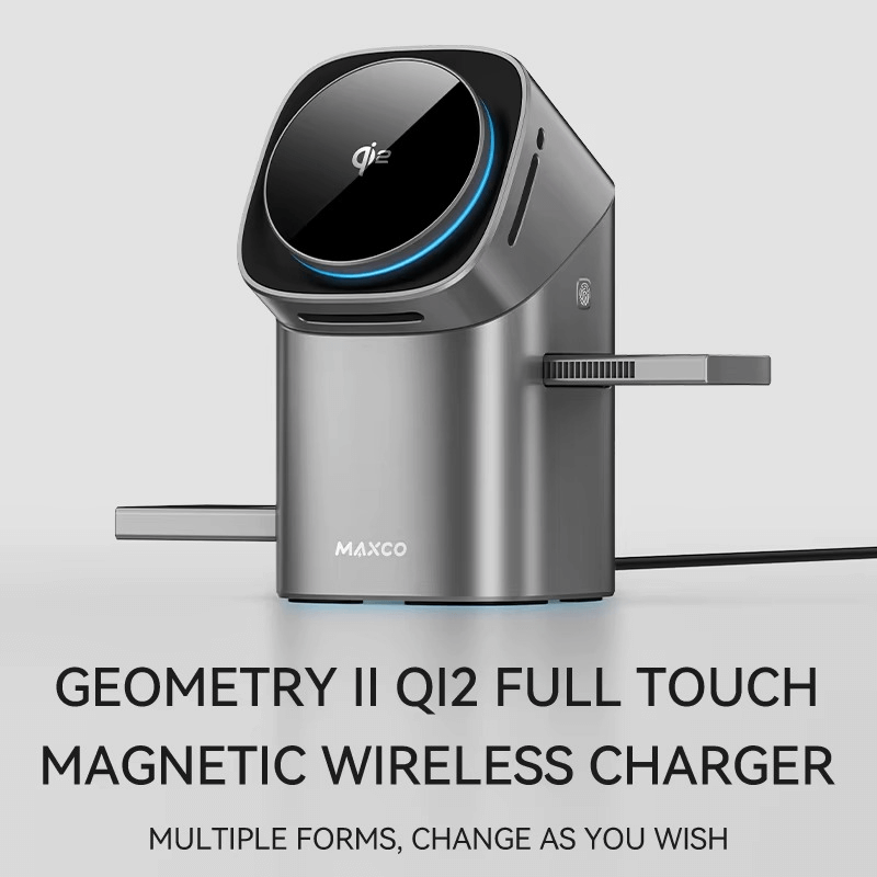 MAXCO 3 in 1 Rotating Wireless Charger - MW15