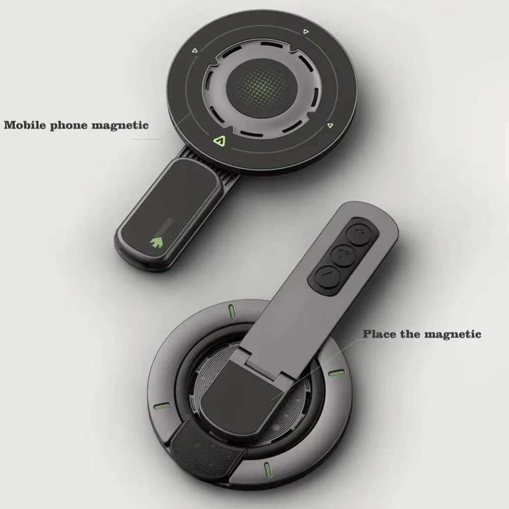 Double-Sided Magnetic Phone Holder Stand with Fidget Buttons