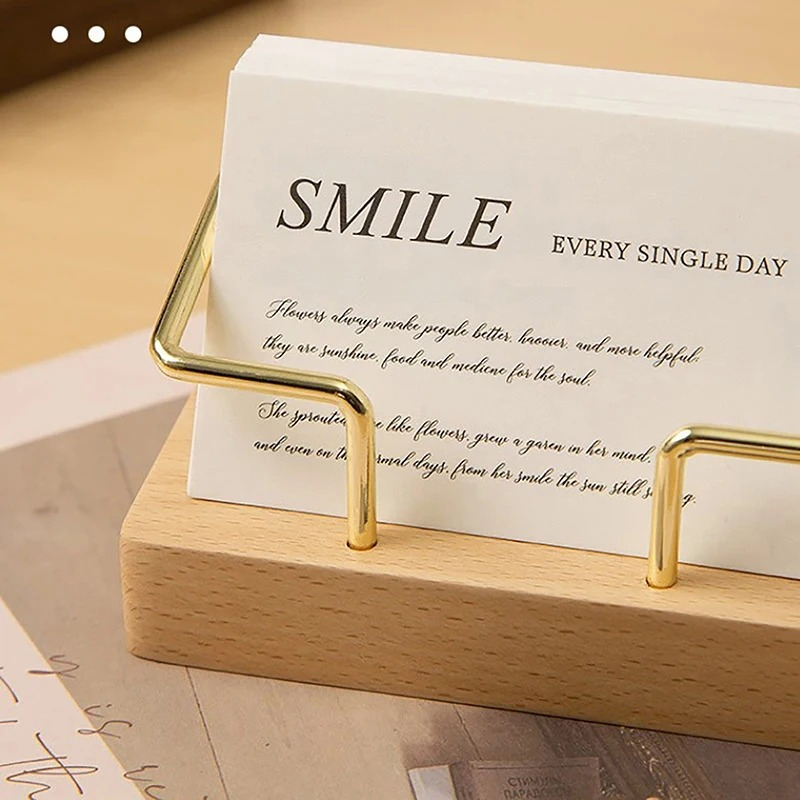 Wooden Business Card Holder