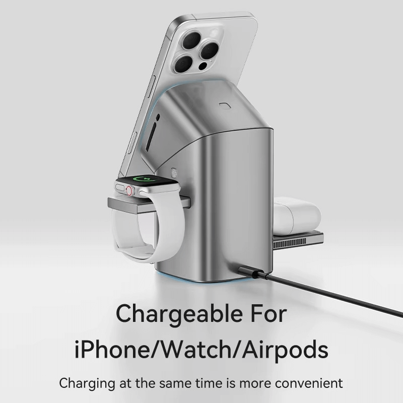 MAXCO 3 in 1 Rotating Wireless Charger - MW15