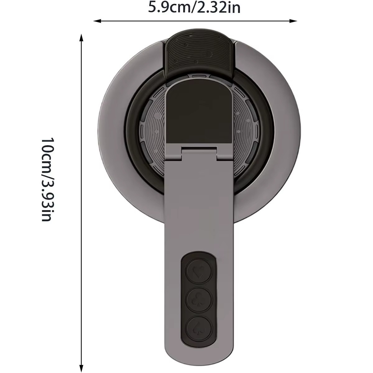 Double-Sided Magnetic Phone Holder Stand with Fidget Buttons