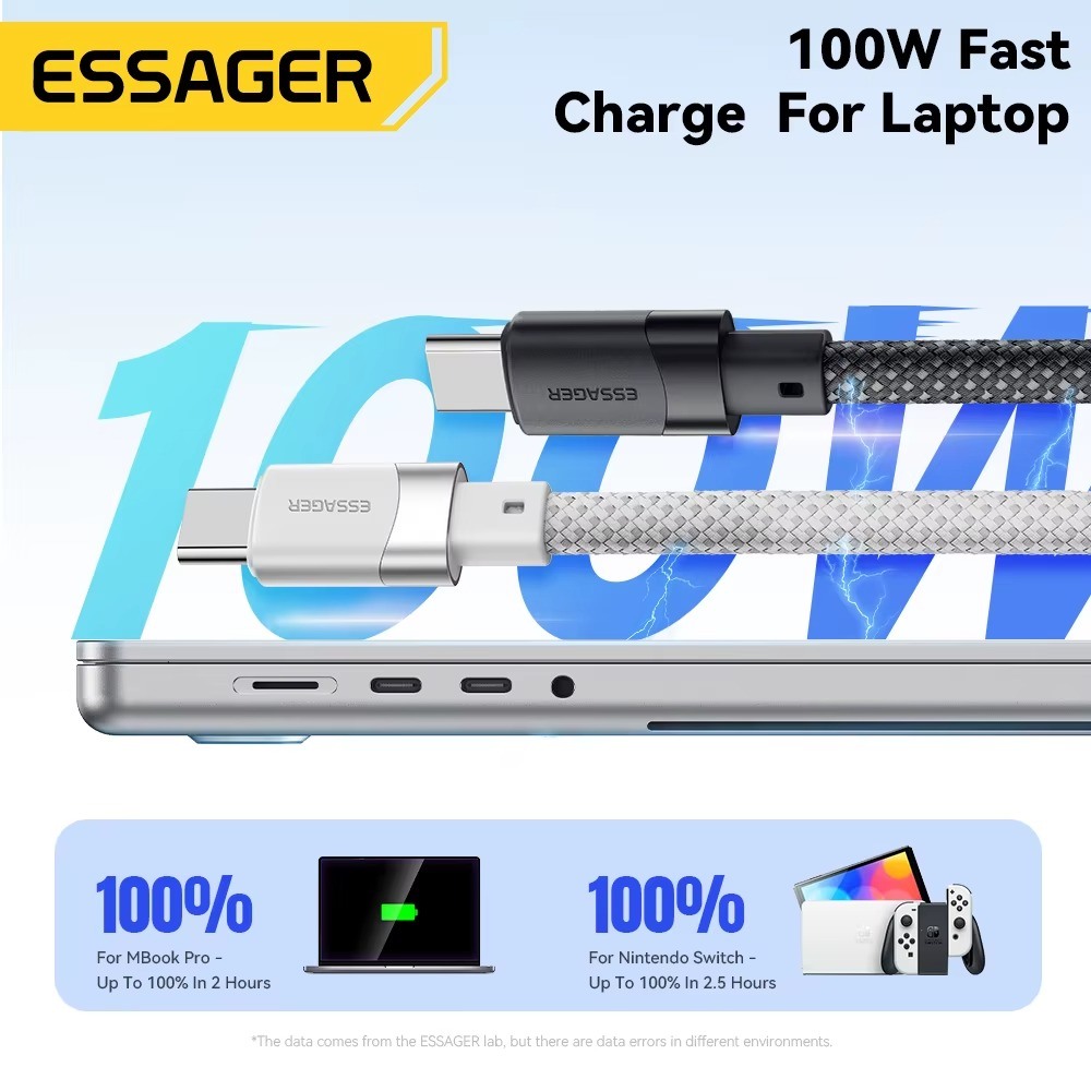 Essager 100W Magnetic Charging Cable (Type C to C)
