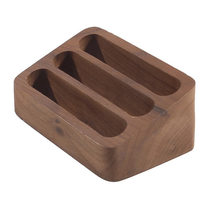 Wooden Multi-Slot Business Card Holder
