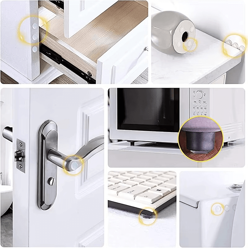 Silicone Bumper Pads for Cabinets & Furniture