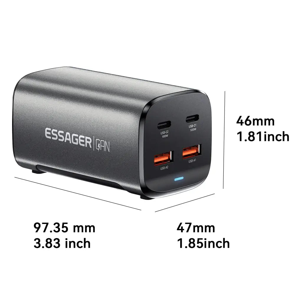 Essager 100W GaN Desktop Charger (2A & 2C)