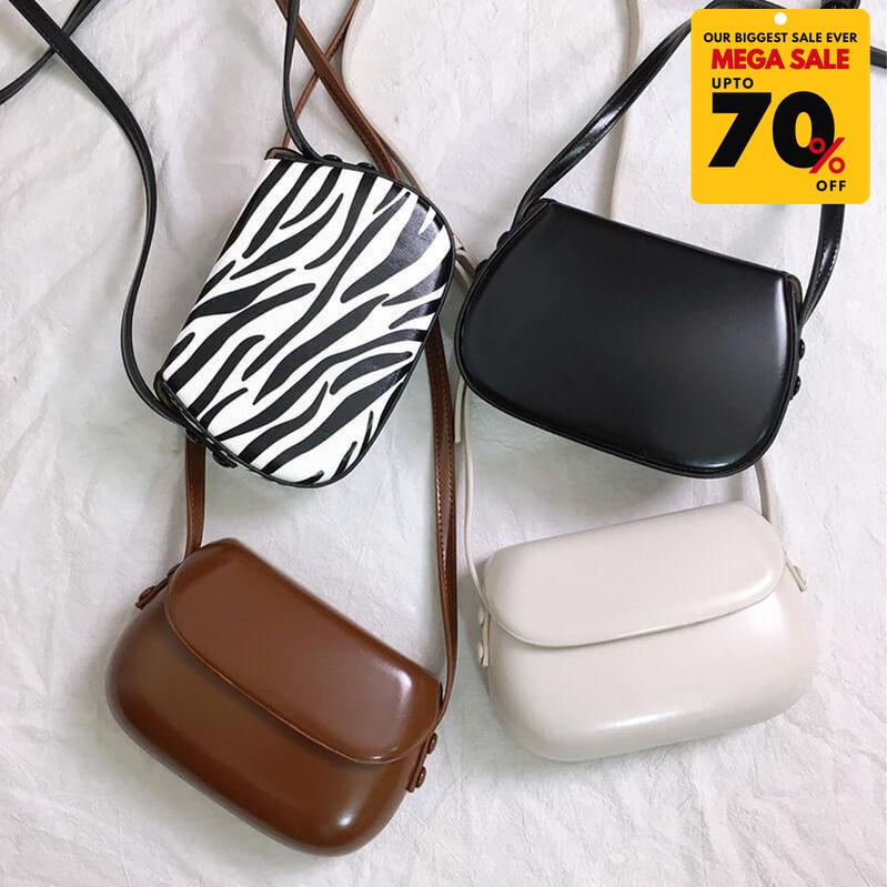 Minor Fault Leather Saddle Bag-DIVERSITY