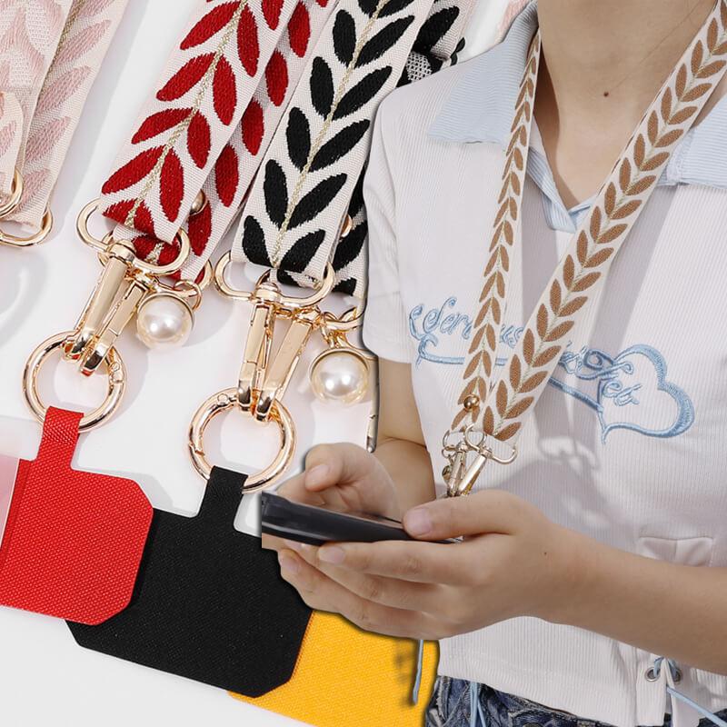 Leaf Design Lanyard Strap For Phone Case-DIVERSITY