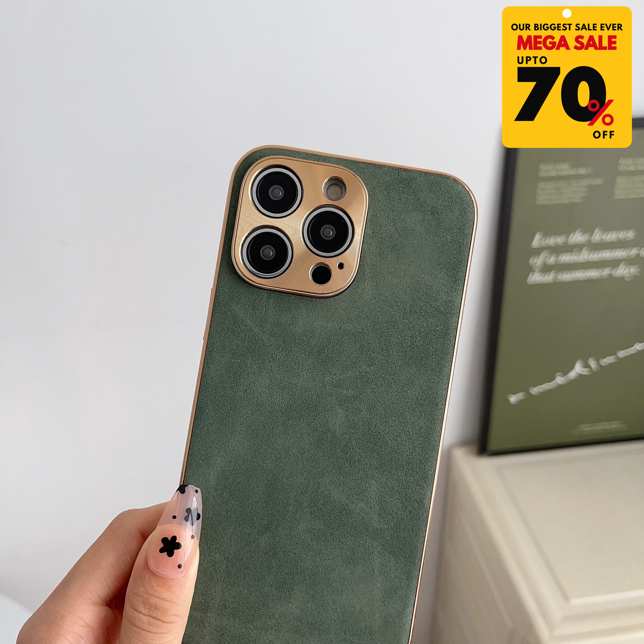Suede Leather iPhone Case-DIVERSITY