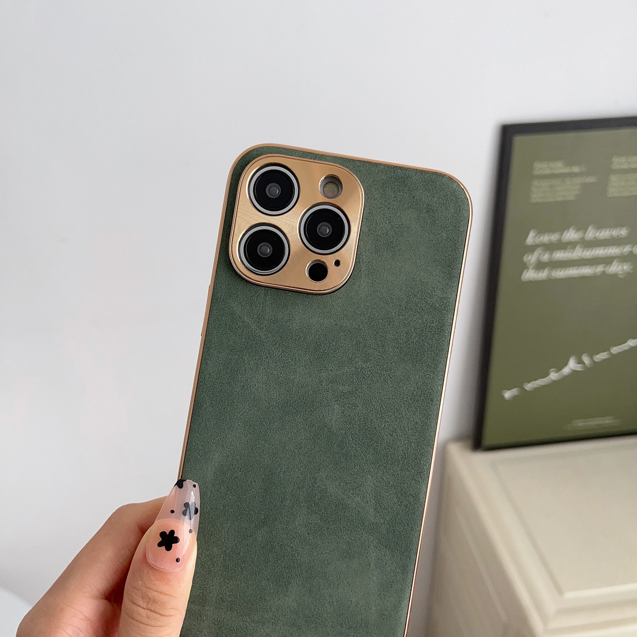 Suede Leather iPhone Case-DIVERSITY