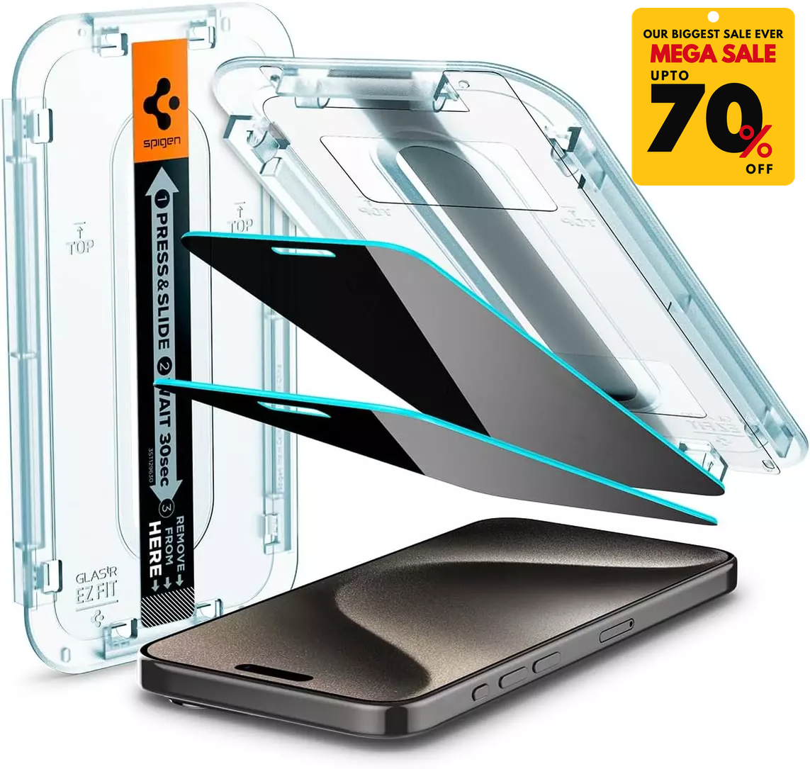 Spigen iPhone Screen Protector with Applicator-DIVERSITY