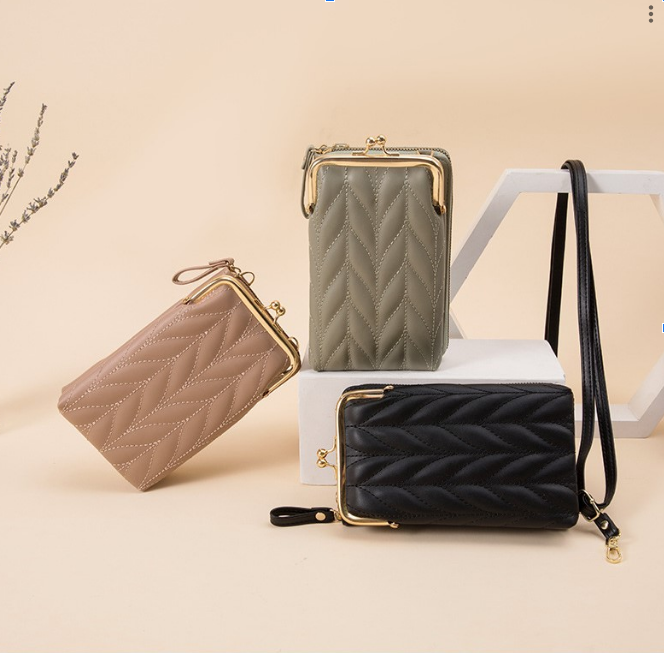 Gold leather clearance crossbody bag