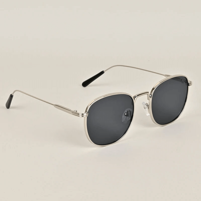Modern Noir Round Sunglasses-DIVERSITY