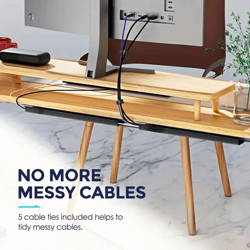 Under Desk Cable Management Strip